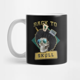 Back to Skull Teacher School Mug